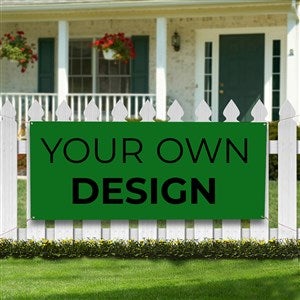 Make Your Own Custom Printed Vinyl Banners - Green - 13397-Green