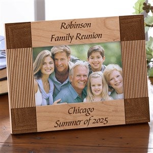 Personalized 4x6 Wood Picture Frame - Create Your Own Design - 1342-S