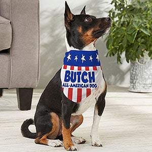 All American Personalized Dog Bandana - Medium - 13460-M