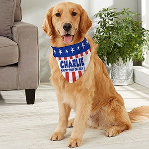 All American Personalized Dog Bandana - Large - 13460-L