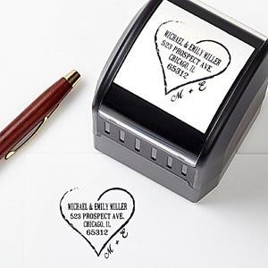 Heart Of Love Self-Inking Address Stamp - 13524