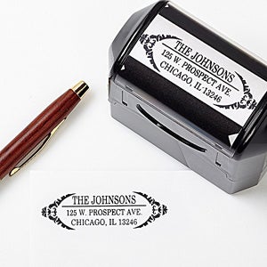 Delicate Flair Self-Inking Address Stamp - 13525