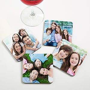 Picture Perfect Personalized Bar Photo Coaster - 13942-1