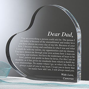 A Letter To Dad Personalized Keepsake - 14066