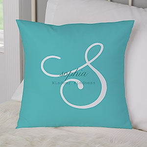 Personalized 14" Throw Pillow - Name Meaning - 14216-S