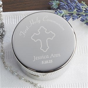 Communion Engraved Rosary Case - 14288