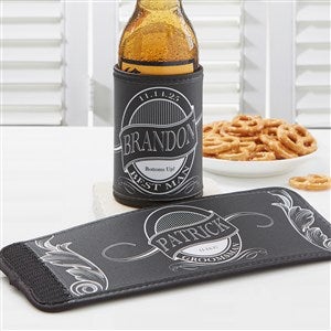 Groomsman Personalized Can  Bottle Wrap - 14543