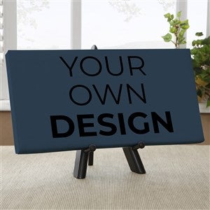 Design Your Own Personalized 5 1/2quot; x 11quot; Canvas Print- Navy Blue - 14588-NB