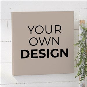 Design Your Own Personalized 12quot; x 12quot; Canvas Print- Tan - 14589-T