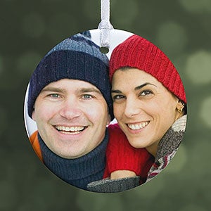 Personalized Photo Christmas Ornament - 1-Sided - 14590-1