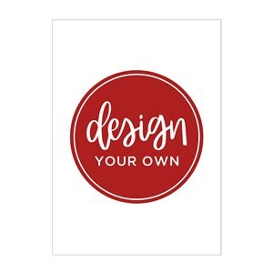 Design Your Own Stationery Flat Card - 5x7 Vertical - 14603-LV