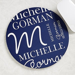 Personally Yours Personalized Round Mouse Pad - 14698