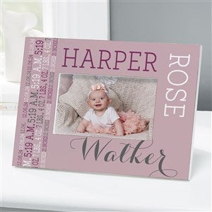 Darling Baby Girl Personalized Picture Frame-4x6 Tabletop - 14860