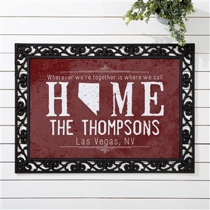 State of Love Personalized Doormat- 20x35 - 14871-M