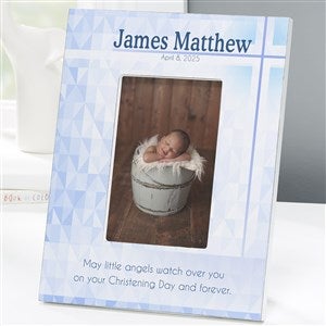 May You Be Blessed Christening Personalized 4x6 Tabletop Frame - Vertical - 14931-TV