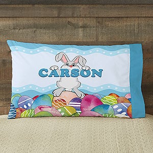 Bunny Love Personalized Full Color Pillowcase - 15390-F