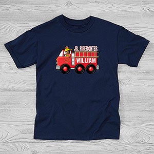 Jr. Firefighter Personalized Hanes® Kids T-Shirt - 15413-YCT