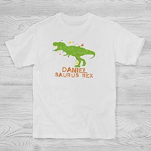 Dinosaur Personalized Hanes® Kids T-Shirt - 15416-YCT