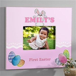 Bunny Love Personalized Easter Picture Frame-5x7 Wall - 15440-W