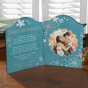 Dear Mommy Personalized Photo Plaque - 15564