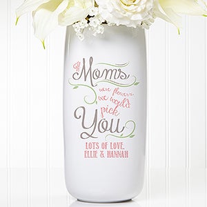 Loving Words to Her Personalized Ceramic Vase - 15565