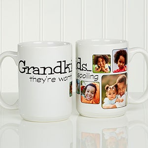 Theyre Worth Spoiling Personalized Coffee Mug 15oz.- White - 15654-L