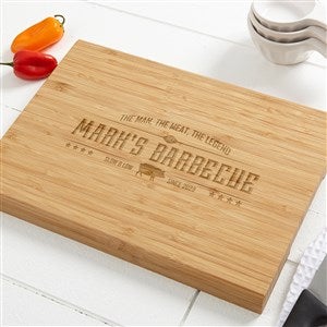 Personalized Maple Cutting Board - The Man, The Meat & The Legend