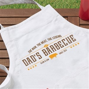 The Man, The Meat, The Legend Personalized Apron - 15666