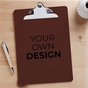 Design Your Own Personalized Clipboard- Brown - 15730-BR