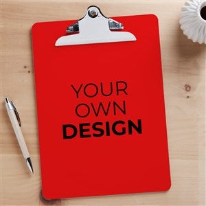 Design Your Own Personalized Clipboard- Red - 15730-R