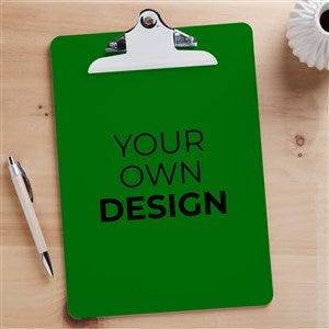 Design Your Own Personalized Clipboard- Green - 15730-GR