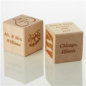 Our Special Day Personalized Wedding Wood Block - 15742D