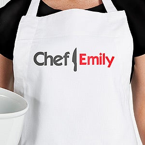 The Chef Personalized Adult Apron - 15850-A