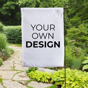 Design Your Own Garden Flag - White - 15888-White