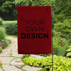 Design Your Own Garden Flag - Red - 15888-Red