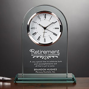 Timeless Recognition Personalized Retirement Clock - 15951