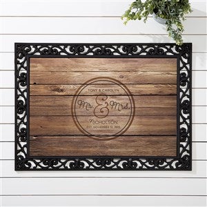 Circle Of Love Personalized Doormat- 18x27 - 15962