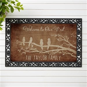 Welcome To Our Nest Personalized Doormat- 20x35 - 15963-M
