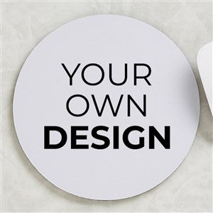 Design Your Own Personalized Round Mouse Pad - White - 16068-W