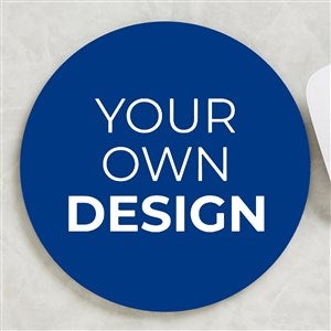 Design Your Own Personalized Round Mouse Pad - Blue - 16068-BL