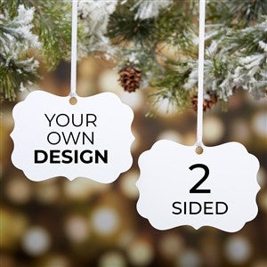 Design Your Own Personalized 2-Sided Benelux Metal Ornament - 16079