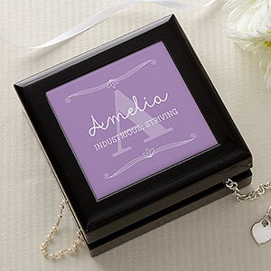 My Name Means... Personalized Jewelry Box - 16093