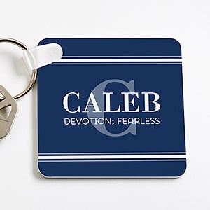 My Name Means... Personalized Keychain for Him - 16096
