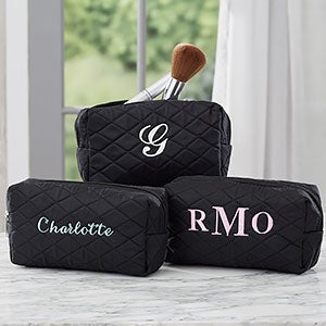 New Personalized Embroidery Makeup Bag Travel Drawstring Bag Custom Name  Custom Toiletry Bag for Women Birthday Christmas Gifts