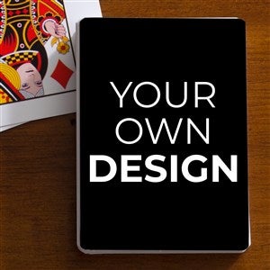 Design Your Own Custom Playing Cards- Black - 16139-B