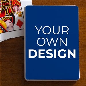 Design Your Own Custom Playing Cards- Blue - 16139-BL