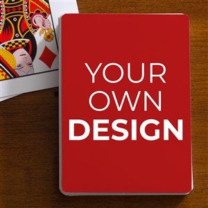 Design Your Own Custom Playing Cards- Red - 16139-R