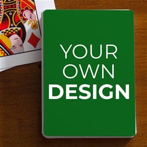 Design Your Own Custom Playing Cards- Green - 16139-GR