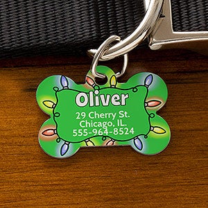 Christmas Personalized Dog ID Tag - 16194