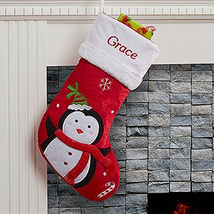 Personalized Christmas Stockings - Penguin - 16275-P